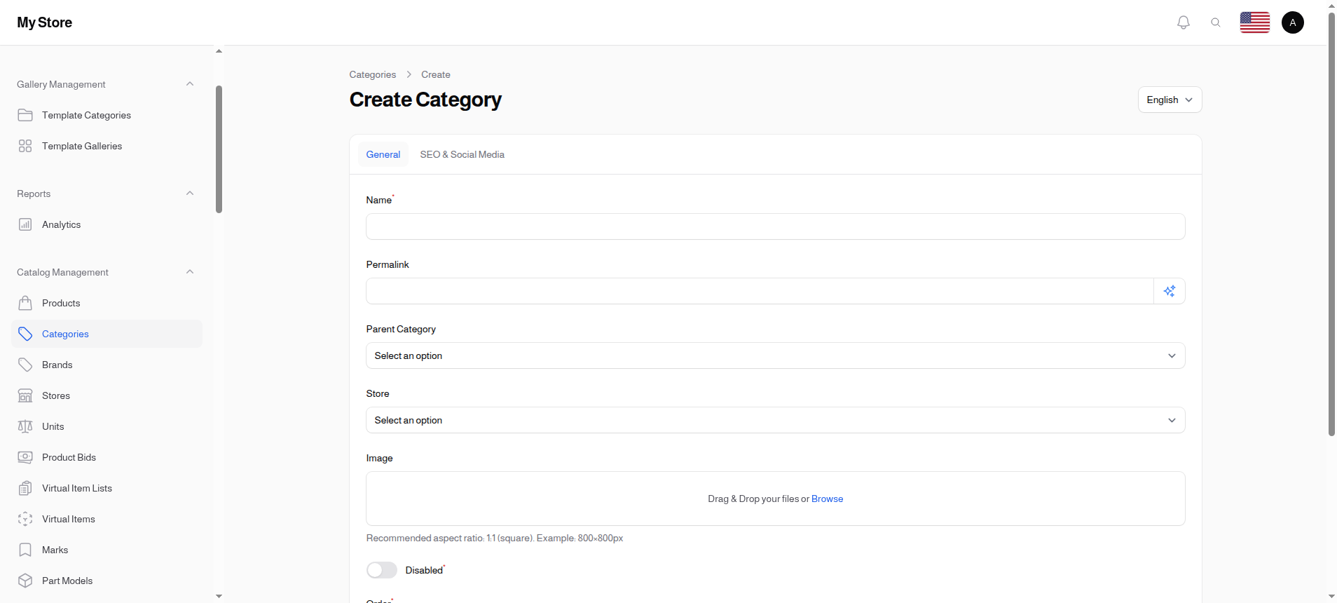 Category General Information