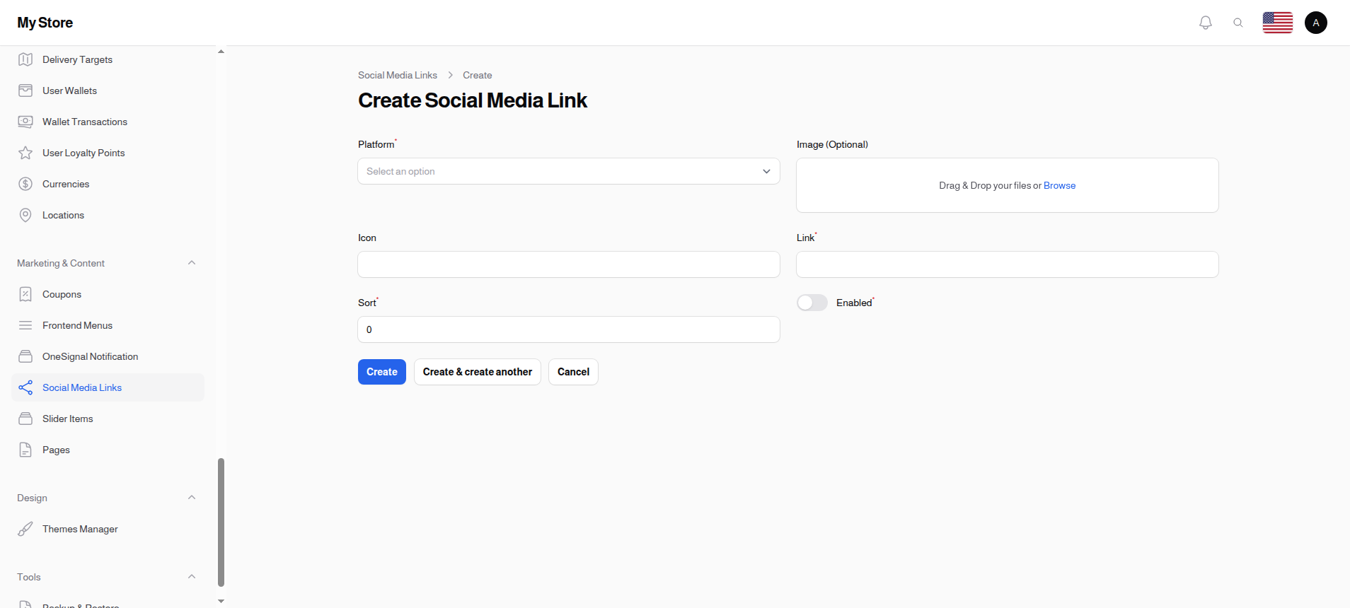 Create Social Media Link
